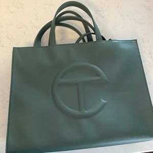 Telfar green medium tote bag. Brand new